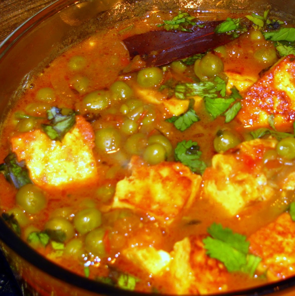 Mattar paneer