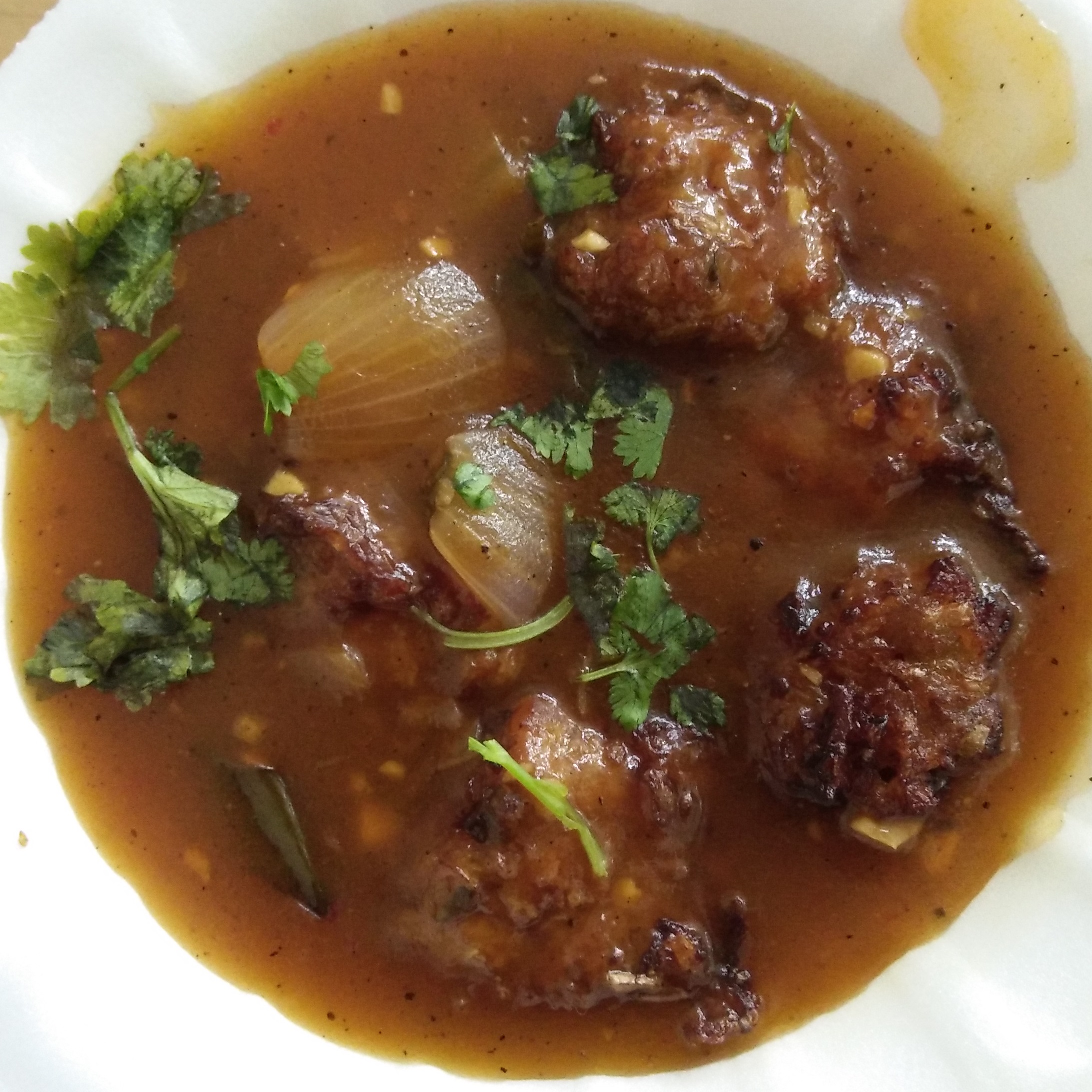 Veg. Manchurian Gravy/Dry