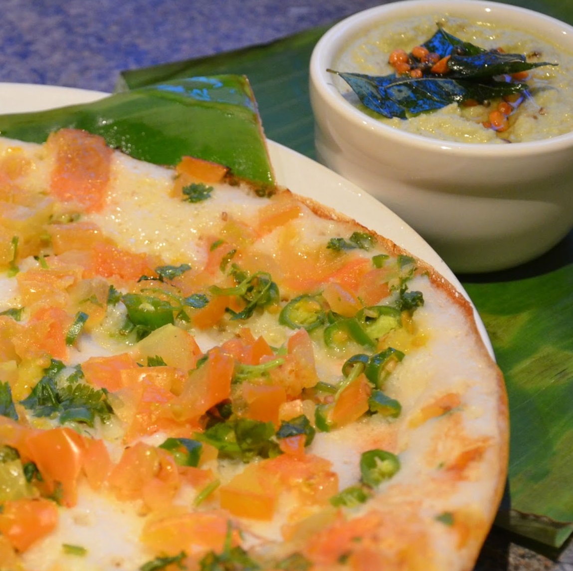 Coconut Tomato Uttapam